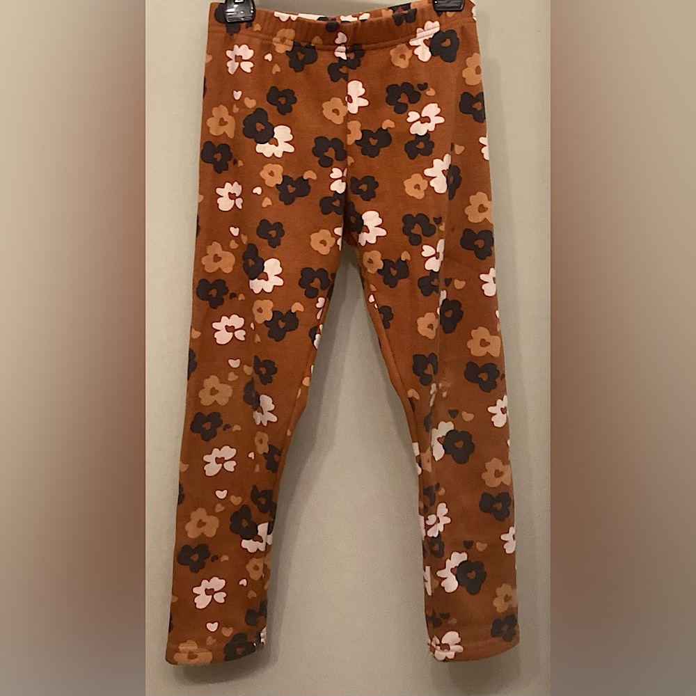 Carter's Brown Floral Print Kids Leggings